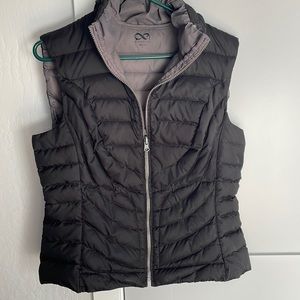 Black down vest
